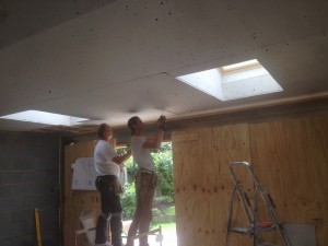 plasterboarding